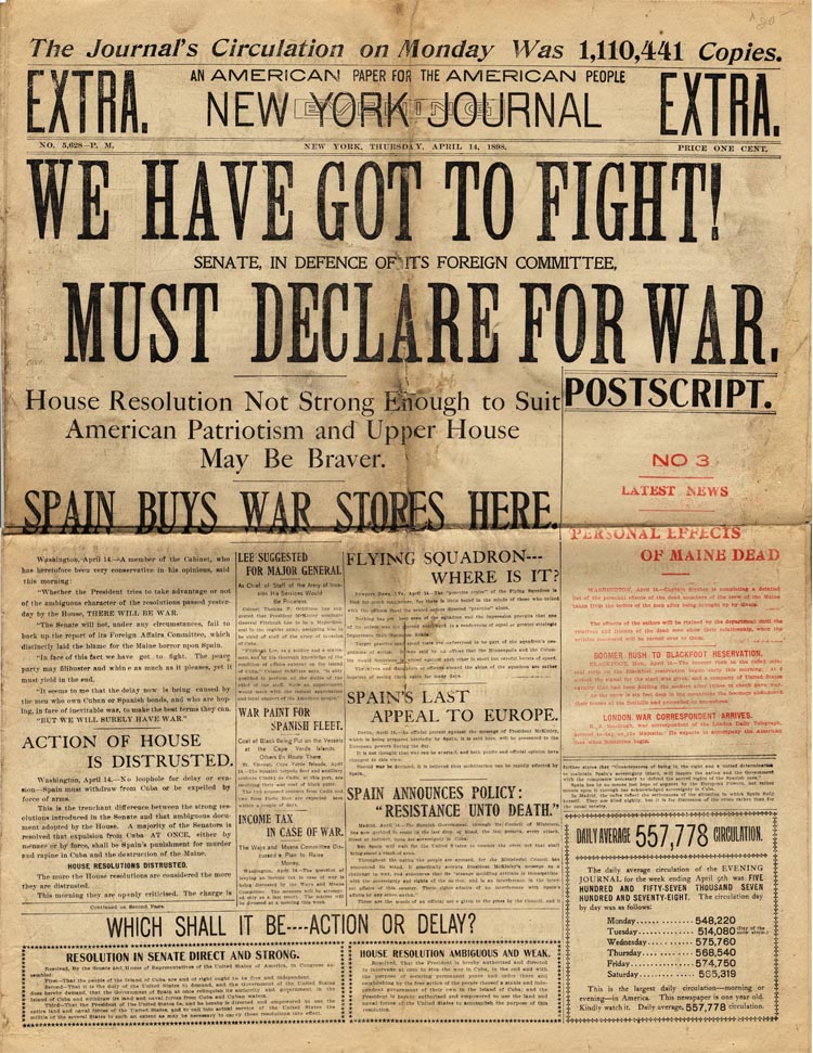 Spanish American War Headlines